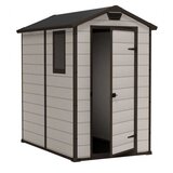Casuta de gradina, Keter, Bej, 4x6, colectie Manor, ferestre, ventilatie